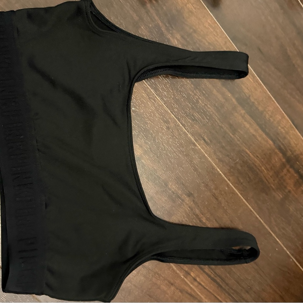 PINK Victoria's Secret Black Sports Bralette
